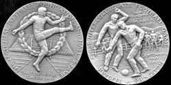 Centennial of First Intercollegiate Football Game Silver Commem 