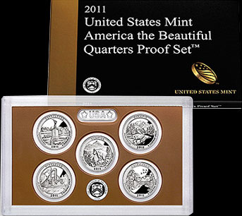 National Park "America The Beautiful "Quarter 5-Coin Proof Sets