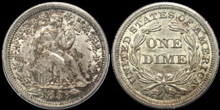 Seated Liberty Dime Variety 3