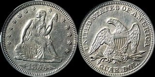 Liberty Seated Quarter Dollar Variety 3