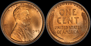 1909 VDB Linoln Wheat Ears Reverse Cent