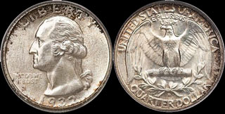 Washington Silver Quarter Dollar