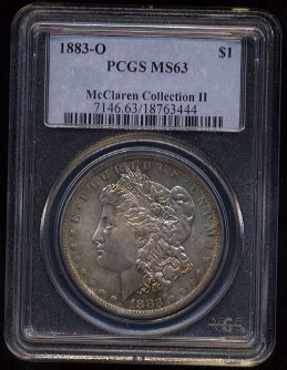 PCGS MS63 1883-O Morgan Silver Dollar 71466318763444