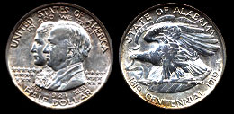 1921 Alabama Centennial Commemorative Half Dollar Extra Fine
