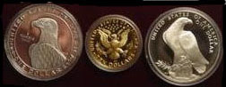 1983/84 Olympics Three Coin Proof Set