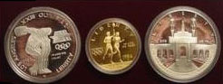 1983/84 Olympics Three Coin Proof Set