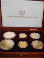 1992 Olympics Six Coin  Set