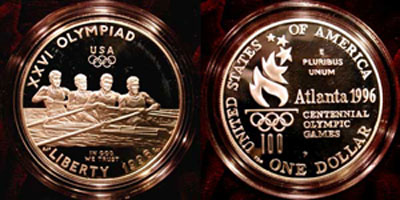 1996 Olympic Silver Dollar