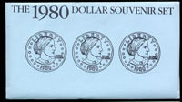 1980 Unc SBA Dollar Set